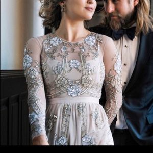 Formal fully beaded dress